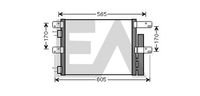 EACLIMA 30C30004 - Condensador, aire acondicionado