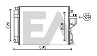 EACLIMA 30C36053 - Material: Aluminio<br>Artículo complementario / información complementaria 2: con secador<br>Ø entrada [mm]: 13<br>Ø salida [mm]: 8,4<br>Longitud de red [mm]: 534<br>Ancho de red [mm]: 382<br>Profundidad de red [mm]: 18<br>