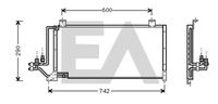 EACLIMA 30C33003 - Condensador, aire acondicionado