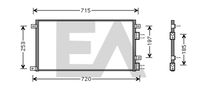 EACLIMA 30C30007 - Condensador, aire acondicionado