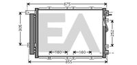 EACLIMA 30C36023 - Condensador, aire acondicionado