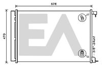 EACLIMA 30C50027 - Condensador, aire acondicionado