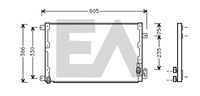 EACLIMA 30C40003 - Condensador, aire acondicionado