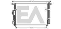 EACLIMA 30C36033 - Condensador, aire acondicionado