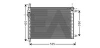 EACLIMA 30C40005 - Condensador, aire acondicionado