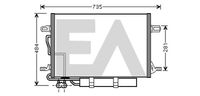 EACLIMA 30C50040 - Condensador, aire acondicionado