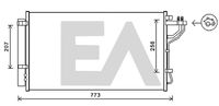 EACLIMA 30C36044 - Condensador, aire acondicionado