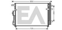 EACLIMA 30C36032 - Condensador, aire acondicionado