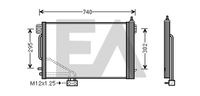 EACLIMA 30C50032 - Condensador, aire acondicionado