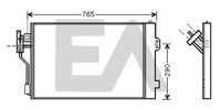 EACLIMA 30C50043 - Condensador, aire acondicionado