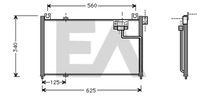 EACLIMA 30C52016 - Material: Aluminio<br>Artículo complementario / información complementaria 2: sin secador<br>Ø entrada [mm]: 8,5<br>Ø salida [mm]: 12,5<br>Longitud de red [mm]: 700<br>Ancho de red [mm]: 374<br>Profundidad de red [mm]: 16<br>