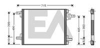 EACLIMA 30C50042 - Condensador, aire acondicionado