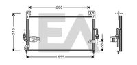 EACLIMA 30C51027 - Condensador, aire acondicionado