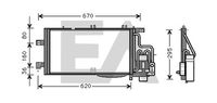 EACLIMA 30C54043 - Condensador, aire acondicionado