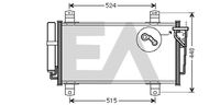 EACLIMA 30C52041 - Condensador, aire acondicionado