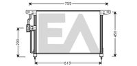 EACLIMA 30C54006 - Condensador, aire acondicionado