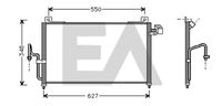 EACLIMA 30C52020 - Condensador, aire acondicionado