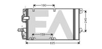 EACLIMA 30C54044 - Condensador, aire acondicionado