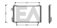 EACLIMA 30C55008 - Condensador, aire acondicionado