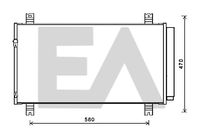 EACLIMA 30C51025 - Condensador, aire acondicionado