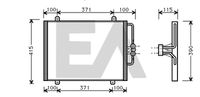 EACLIMA 30C60008 - Condensador, aire acondicionado