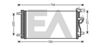 EACLIMA 30C54059 - Condensador, aire acondicionado