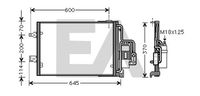 EACLIMA 30C54049 - Condensador, aire acondicionado