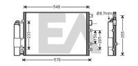 EACLIMA 30C60044 - Condensador, aire acondicionado