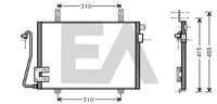 EACLIMA 30C60014 - Condensador, aire acondicionado