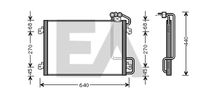 EACLIMA 30C60032 - Condensador, aire acondicionado