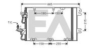 EACLIMA 30C54020 - Condensador, aire acondicionado