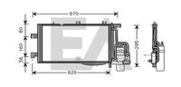 EACLIMA 30C54048 - Condensador, aire acondicionado