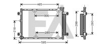 EACLIMA 30C69012 - Condensador, aire acondicionado