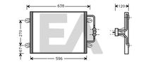 EACLIMA 30C60031 - Condensador, aire acondicionado