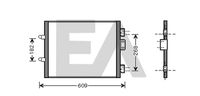 EACLIMA 30C60041 - para OE N°: 7700436062<br>Artículo complementario / información complementaria 2: sin secador<br>Ancho de red [mm]: 381<br>Profundidad de red [mm]: 16<br>