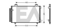 EACLIMA 30C71050 - Condensador, aire acondicionado