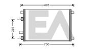 EACLIMA 30C60039 - Condensador, aire acondicionado