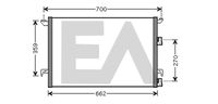 EACLIMA 30C62011 - Condensador, aire acondicionado