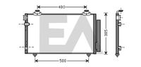 EACLIMA 30C71057 - Condensador, aire acondicionado