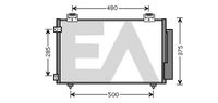 EACLIMA 30C71104 - Condensador, aire acondicionado