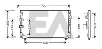 EACLIMA 30C71016 - Condensador, aire acondicionado