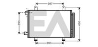 EACLIMA 30C69015 - Agente frigorífico: R 134 a<br>Malla radiador: 590 x 360 x 16 mm<br>