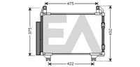 EACLIMA 30C71054 - Condensador, aire acondicionado