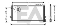 EACLIMA 30C76009 - Condensador, aire acondicionado