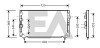 EACLIMA 30C71002 - Condensador, aire acondicionado