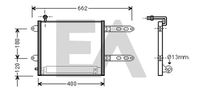 EACLIMA 30C77016 - Condensador, aire acondicionado