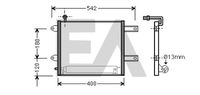 EACLIMA 30C77015 - Condensador, aire acondicionado