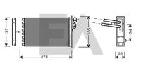 EACLIMA 45C02005 - Diámetro de entrada 1 [mm]: 20<br>Diámetro de salida 1 [mm]: 20<br>Calidad: Premium<br>Material: Aluminio<br>Material: Plástico<br>Artículo complementario / información complementaria 2: con tubo de conexión<br>Tipo radiador: Aletas refrigeración unidas mecánicamente<br>Longitud de red [mm]: 234<br>Ancho de red [mm]: 158<br>Profundidad de red [mm]: 42<br>