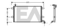 EACLIMA 30C77002 - Condensador, aire acondicionado