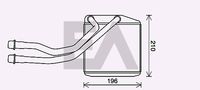 EACLIMA 45C10018 - Radiador de calefacción